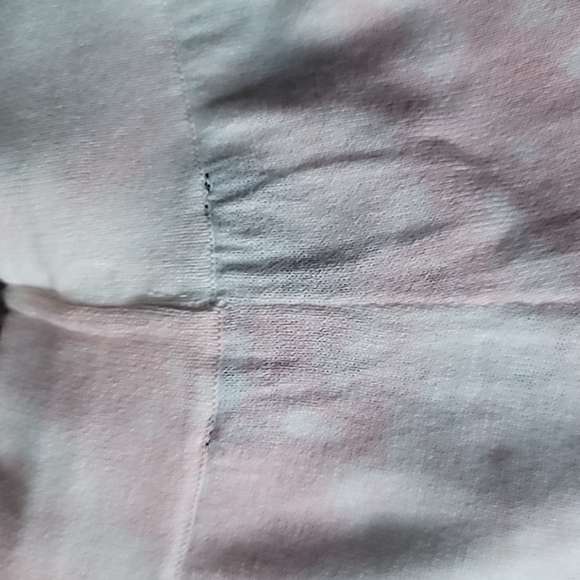 NWT Sanctuary Essential Drawstring Terry Shorts, Size Large, Color Lotus Tie Dye - Picture 5 of 9